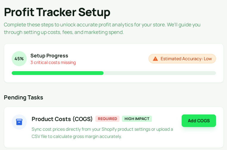 Stop Guessing Your Profit: Meet the Profit Setup Checklist